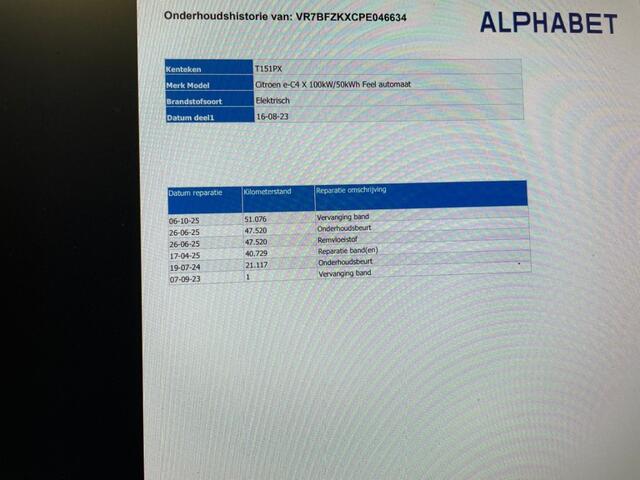 Citroen ë-C4 Feel X 50 kWh - Carplay, Navi, Cruise