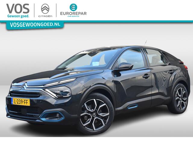 Citroen ë-C4 Feel Edition 50 kWh | Navigatiesysteem | Airconditioning ECC | Camera Achter | Parkeersensoren | Stoelverwarming | Apple Carplay & Android Auto | Head up Display | isofix bevestigingspunten | Deelbare achterbank | Zeer compleet!