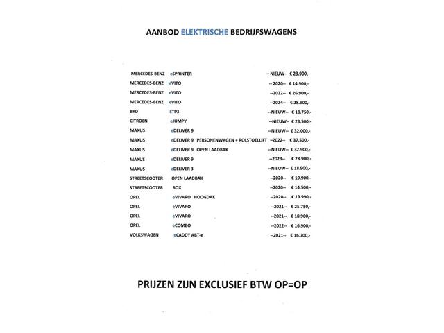 Citroen ë-Jumpy Club XL L3 50 kWh Airco Parkeersensors 3-Persoons