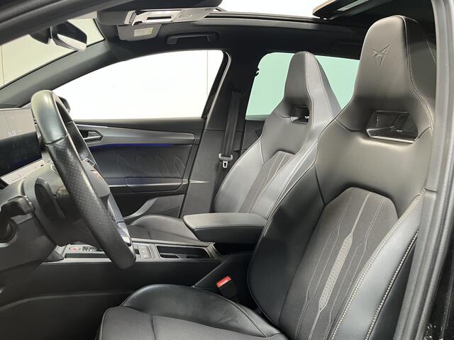 Cupra Leon Sportstourer 1.4 e-Hybrid Performance / AUTOMAAT/ PANO/ CAMERA/ PARK. SENSOREN/ MEMORY SEATS/ KEYLESS/ CRUISE/ STOEL-STUURVERWARM./ FULL LINK/ NAVI/ CLIMA/ DAB/ 18" LMV