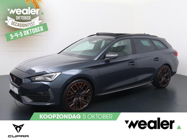 Cupra Leon Sportstourer 1.4 e-Hybrid VZ Copper Edition | 245 PK | SoH 100% | Panoramadak | Keyless | Achterklep elektrisch | Stoelverwarming | Virtual Cockpit |