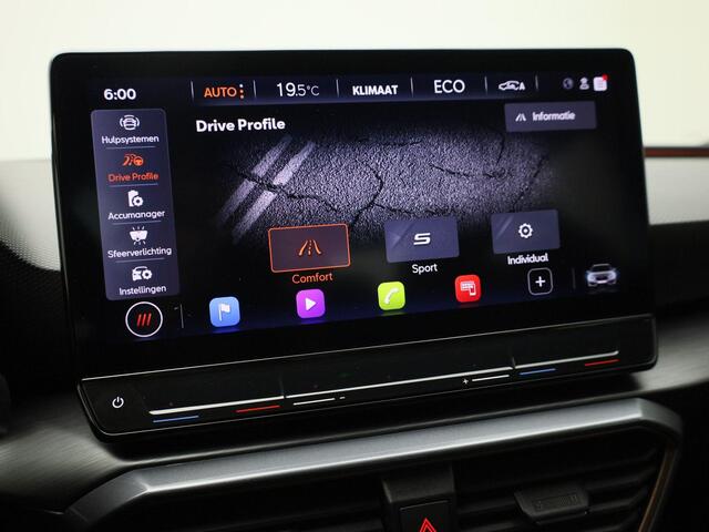 Cupra Leon Sportstourer 1.4e-Hybrid 150kW/204PK DSG · Apple/Android · Leder/stof · Camera + Parkeersensoren