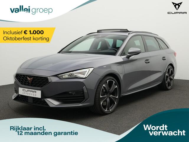 Cupra Leon Sportstourer 1.4 245 pk DSG e-Hybrid VZ Performance | Panoramadak | Leder | Geheugenstoel | Supersport stuur | Adaptief sportonderstel | Navigatie 12 inch