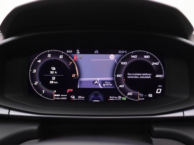 Cupra Terramar 1.5 TSI e-Hybrid VZ Performance 272PK DSG matrix led, trekhaak, Sennheiser audio, 360gr. camera, head-up display, alarm, schuif-kanteldak, winterpakket, adaptive cruise met travel assist, side assist, virtual pedal, keyless, 20" lichtmetaal