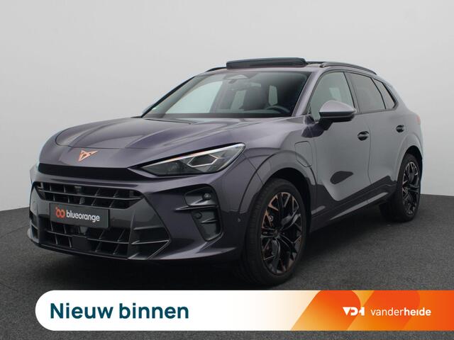 Cupra Terramar 1.5 TSI e-Hybrid VZ Performance 272PK DSG matrix led, Leder, trekhaak, Sennheiser audio, 360gr. camera, head-up display, alarm, schuif-kanteldak, winterpakket, adaptive cruise met travel assist, side assist, virtual pedal, keyless, 20" lichtmetaal