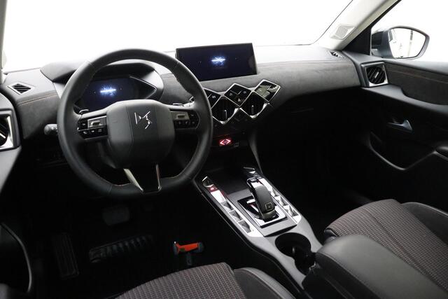 DS DS 3 1.2 PureTech Performance Line | 130 pk AUTOMAAT | Dodehoek Detectie | HUD | Apple Carplay & Android Auto Draadloos | Adaptief Cruise Control | Parkeer Sensoren Rondom |
