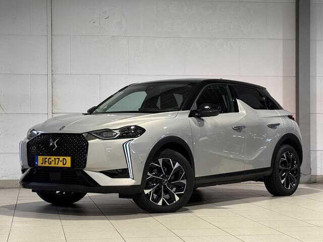 DS DS 3 E-Tense Opéra+ EV 54kWh 156pk | NAPPA LEDER | STOELMASSAGE | 360° CAMERA | HEAD-UP | KEYLESS ENTRY | NAVI | STOELVERW. | DODEHOEKBEW.