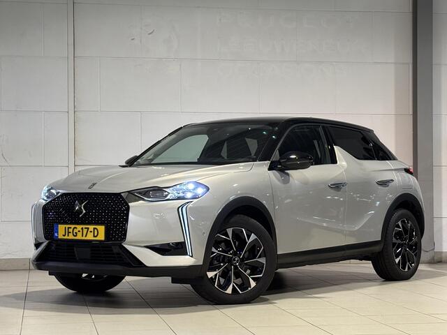 DS DS 3 E-Tense Opéra+ EV 54kWh 156pk | NAPPA LEDER | STOELMASSAGE | 360° CAMERA | HEAD-UP | KEYLESS ENTRY | NAVI | STOELVERW. | DODEHOEKBEW.