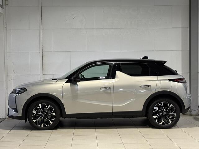 DS DS 3 E-Tense Opéra+ EV 54kWh 156pk | NAPPA LEDER | STOELMASSAGE | 360° CAMERA | HEAD-UP | KEYLESS ENTRY | NAVI | STOELVERW. | DODEHOEKBEW.