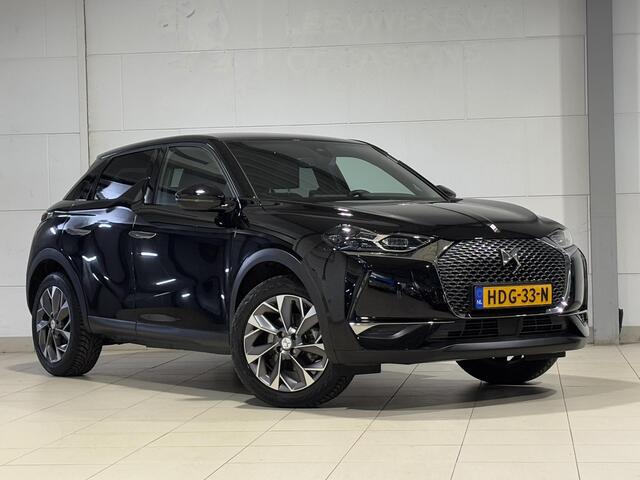 DS DS 3 CROSSBACK SUV Grand Chic Opéra EV 3-FASEN 50kWh 136pk | DS MATRIX LED | NAVI | ADAPTIVE CRUISE | ZWART LEDER | CAMERA | STOELVERW. | DODEHOEKBEW.