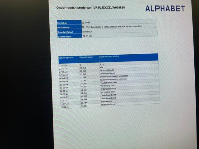 DS DS 3 CROSSBACK E-Tense Business 50 kWh - Carplay, Camera, Navi