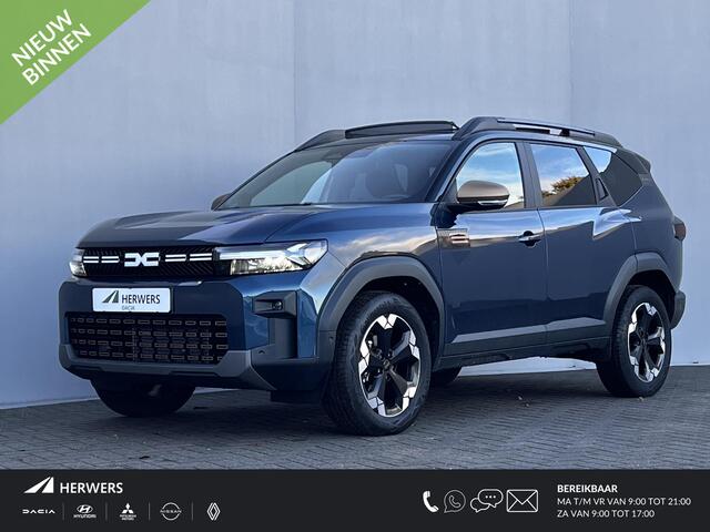 Dacia Bigster 1.8 Hybrid 155 Extreme Automaat / Trekgewicht 1.000 kg / Schuifdak / Navigatie / Adaptieve CC / Elektrische klep / Stuur-, stoel- en voorruitverwarming / 18" LM wielen / Apple Carplay Android /