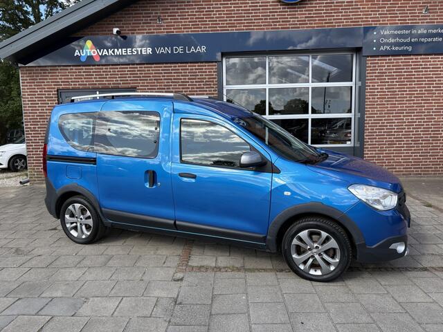 Dacia DOKKER 1.2 TCe Stepway 5p. 85KW Deurtjes (Distributie verv.) ( Navigatie, trekhaak, Airco, cruise control) RIJKLAARPRIJS!