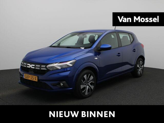 Dacia SANDERO 1.0 TCe 90PK Expression | Parkeersensoren Achter | Licht- en Regensensor | Cruise Control & Snelheidsbegrenzer | LED-Verlichting | Airconditioning | DAB-Radio | Apple Carplay & Android Auto