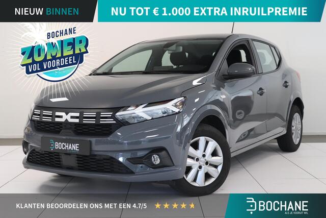 Dacia SANDERO 1.0 TCe 90 Expression | Camera | Airco | Cruise control | AppleCarplay AndroidAuto navigatie | LED |