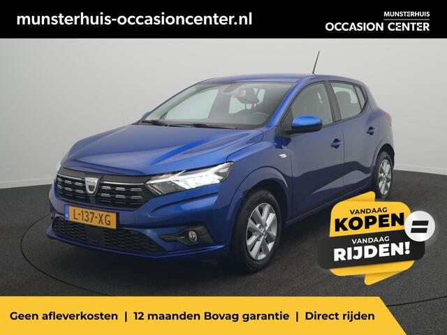 Dacia SANDERO TCe 90 Comfort - RIJKLAARPRIJS - Apple Carplay / Android Auto - Cruise Control - Dealeronderhouden