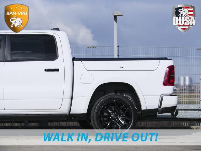 Dodge 1500 RAM | | Limited | Night | 3.0L Twin-Turbo I6 | High Output | RAMBOX Passenger Display | 14,4 Touch Screen | Harman Kardon | INCL BPM-VOORDEEL Getoonde accessoires zijn verkrijgbaar tegen meerprijs