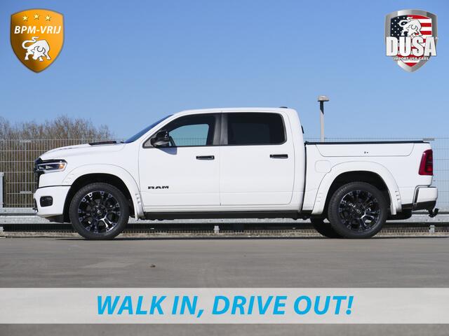 Dodge 1500 RAM | | Limited | Night | 3.0L Twin-Turbo I6 | High Output | RAMBOX Passenger Display | 14,4 Touch Screen | Harman Kardon | INCL BPM-VOORDEEL Getoonde accessoires zijn verkrijgbaar tegen meerprijs