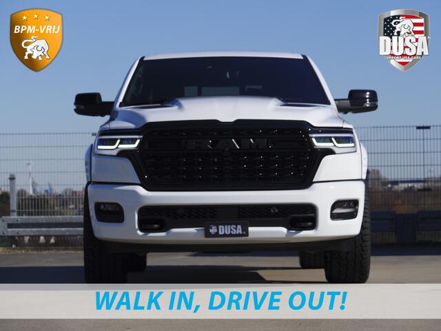 Dodge 1500 RAM | | Limited | Night | 3.0L Twin-Turbo I6 | High Output | RAMBOX Passenger Display | 14,4 Touch Screen | Harman Kardon | INCL BPM-VOORDEEL Getoonde accessoires zijn verkrijgbaar tegen meerprijs