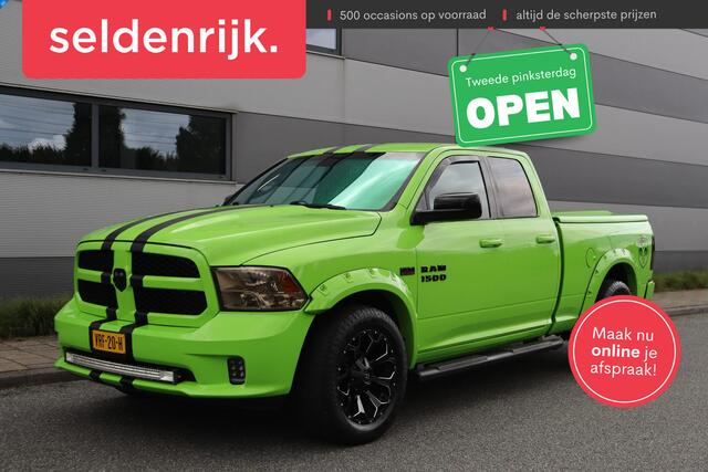 Dodge 1500 Ram 5.7 V8 4x4 Quad Cab Sport | Leder | Camera | Trekhaak | 20'' | Airco | Cruise control | LPG 122 liter | LED verstraler | Bluetooth | Side-Bars