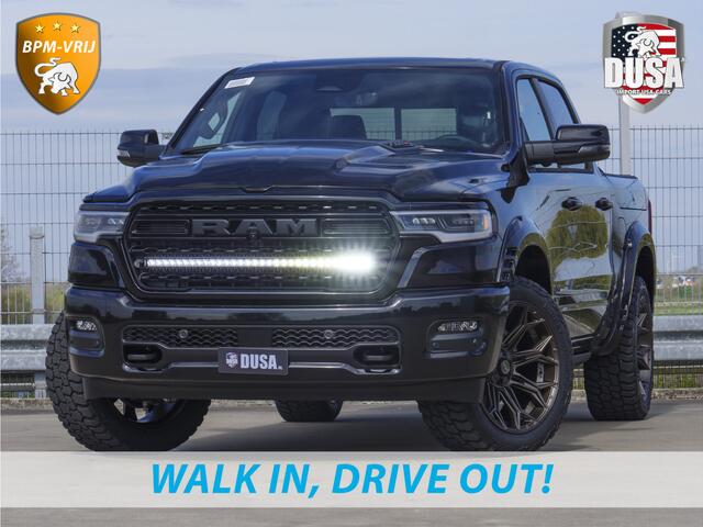 Dodge 1500 RAM | | Limited | 3.0L Twin-Turbo I6 | High Output | BPM-VRIJ | Passenger Display | 14,4 Touch Screen | LPG | RAMBOX Getoonde accessoires zijn verkrijgbaar tegen meerprijs