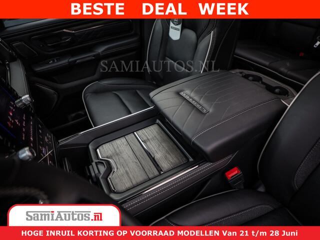 Dodge 1500 Ram Limited Night High Output 540HP 706Nm | Massage + Full Option | De Meest Luxe en Volle Pick-Up in zijn Klasse | Comfortabele Dubbele Cabine met Royale 5 Zitplaatsen | BPM vrij | Nu Leverbaar uit Voorraad | Voorraad Nr 2300 - 7689