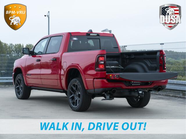 Dodge 1500 RAM | Laramie | Premium Night | 3.0L I6 Hurricane | Crew Cab | 4X4 | Panorama | LPG | 14,4-inch Touchscreen | Passenger Display | INCL BPM-VOORDEEL Getoonde accessoires zijn verkrijgbaar tegen meerprijs