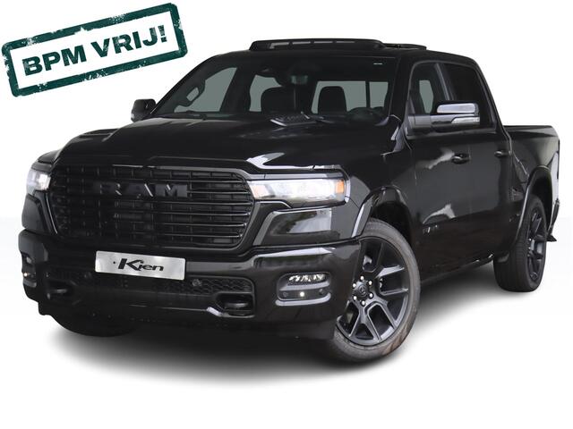 Dodge 1500 Ram 3.0 Hurricane 430PK Crew Cab Laramie Night Premium | LPG | BPM vrij | 2025 Model | Luchtvering | nieuwe schermen |