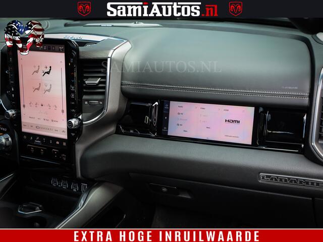 Dodge 1500 RAM Night Premium | Full Option | De Meest Luxe Pick-Up in zijn Klasse | Comfortabele Dubbele Cabine met Royale 5 Zitplaatsen | BPM vrij | Nu Leverbaar uit Voorraad | Voorraad Nr 2283 - 3326