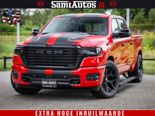 Dodge 1500 RAM Night Premium | RED DEVIL | Full Option | De Meest Luxe Pick-Up in zijn Klasse | Comfortabele Dubbele Cabine met Royale 5 Zitplaatsen | BPM vrij | Nu Leverbaar uit Voorraad | Voorraad Nr 2226 - 4993