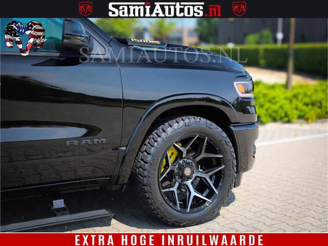Dodge 1500 Ram Limited Night H.O 540HP 706Nm | Massage + Full Option | De Meest Luxe en Volle Pick-Up in zijn Klasse | Comfortabele Dubbele Cabine met Royale 5 Zitplaatsen | BPM vrij | Nu Leverbaar uit Voorraad | Voorraad Nr 2333 - 5129