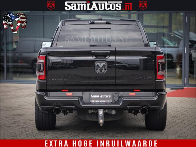 Dodge 1500 Ram LIMITED NIGHT | FEUL BLACK WHEELS | BOM VOL | 5.7 V8 4x4 | DUBBELE CABINE | MWK | XB9 | HUD | TOP STAAT