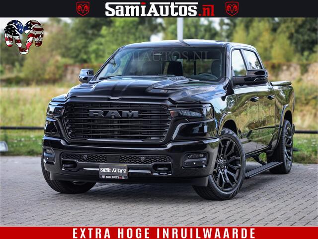 Dodge 1500 RAM Night Premium | Full Option | De Meest Luxe Pick-Up in zijn Klasse | Comfortabele Dubbele Cabine met Royale 5 Zitplaatsen | BPM vrij | Nu Leverbaar uit Voorraad | Voorraad Nr 2285 - 7648