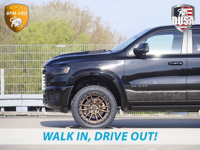 Dodge 1500 RAM | | Limited | 3.0L Twin-Turbo I6 | High Output | BPM-VRIJ | Passenger Display | 14,4 Touch Screen | LPG | RAMBOX Getoonde accessoires zijn verkrijgbaar tegen meerprijs