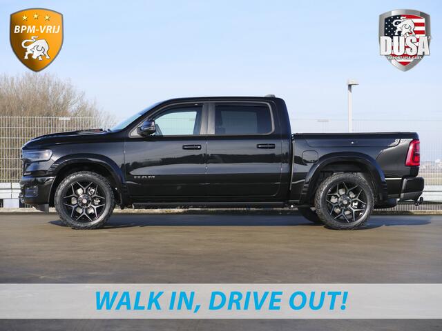 Dodge 1500 RAM | | Limited | Night | 3.0L Twin-Turbo I6 | High Output | BPM-VRIJ | Passenger Display | 14,4 Touch Screen | Harman Kardon | RAMBOX Getoonde accessoires zijn verkrijgbaar tegen meerprijs