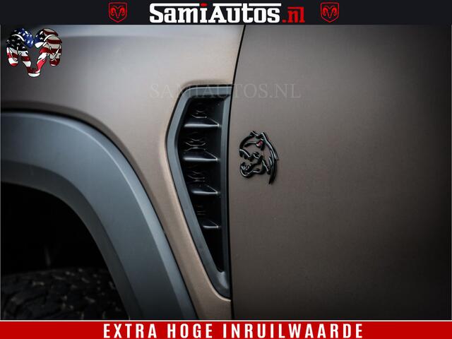 Dodge 1500 Ram TRX HELLCAT 712 PK 6.2 V8 | MEGA DIK | BOM VOL | BLACK ON BLACK | CREW CAB DUBBELE CABINE DC | 5 PERSOONS GRIJS KENTEKEN |