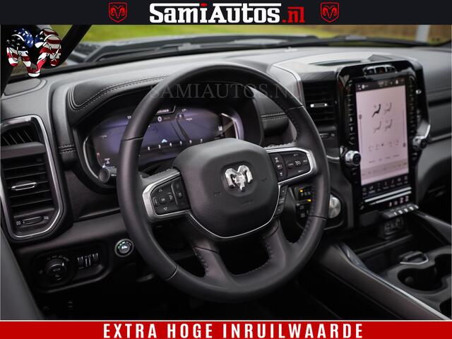 Dodge 1500 RAM SPORT 5.7 V8 HEMI | Virtual | Mega Vol | MWK Klep | XB9 | Adaptive Cruise | 4x4 | Crew Cab | Granite Crystal | Dubbel Cabine DC | 5 persoons | Eerste Eigenaar | Z.G.A.N |