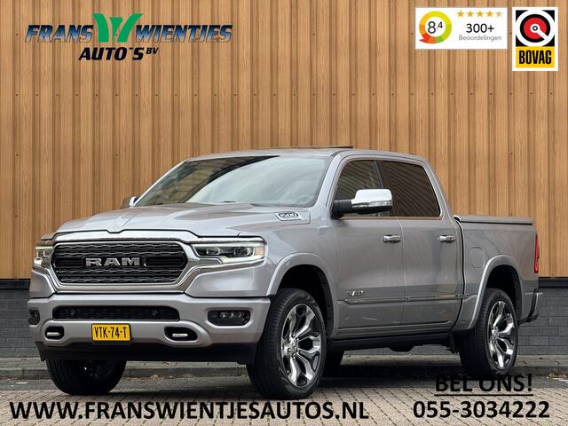 Dodge 1500 Ram 5.7 V8 4x4 Crew Cab Limited | Luchtvering | LPG | Harman/Kardon | Panoramadak | 22" Lichtmetaal | Stoelventilatie / verwarming | Stuurwielverwarming | 360° Camera | Spiegel Camera |