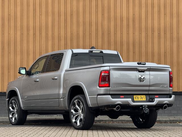Dodge 1500 Ram 5.7 V8 4x4 Crew Cab Limited | Luchtvering | LPG | Harman/Kardon | Panoramadak | 22" Lichtmetaal | Stoelventilatie / verwarming | Stuurwielverwarming | 360° Camera | Spiegel Camera |