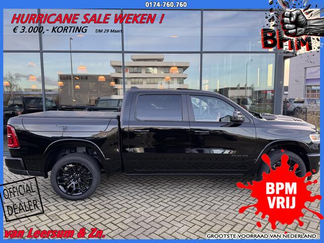 Dodge RAM PICKUP Limited Night 540 PK | DE MEEST LUXUEUZE | Massage stoelen | Pano | H&K | Passenger Screen