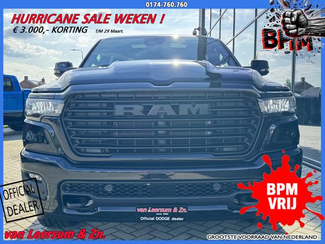Dodge RAM PICKUP Laramie Night Premium 425PK | Pano | H&K | Luchtvering