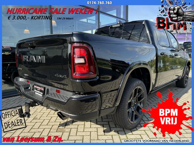 Dodge RAM PICKUP Laramie Night Premium 425PK | Pano | H&K | Luchtvering