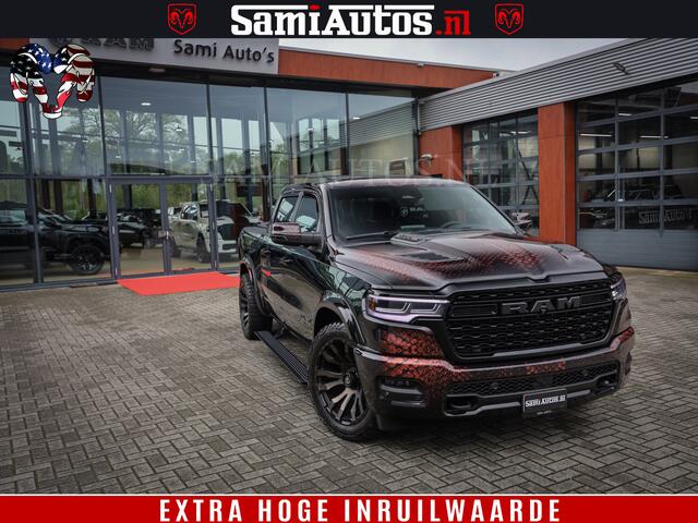Dodge RAM PICKUP COBRA EDITION | All-In Prijs | 1500 Limited Night High Output 540HP 706Nm | Massage + Full Option | De Meest Luxe en Volle Pick-Up in zijn Klasse | Comfortabele Dubbele Cabine met Royale 5 Zitplaatsen | BPM vrij | Nu Leverbaar uit Voorraad | Voorraad Nr 2