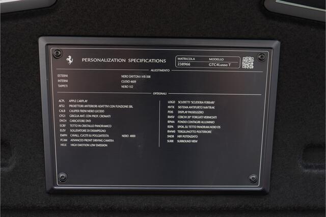 Ferrari GTC4 Lusso Turbo 3.9 V8 **APPROVED/Lift/360 camera/Pano/Ceramic/Carplay/21/22inch**