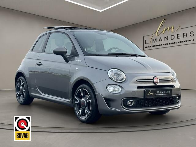 Fiat 500 1.0 Hybrid Sport 2022 GRIJS | Leder | Panorama schuifdak | Displ