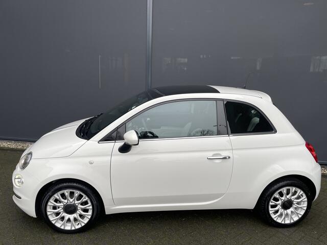 Fiat 500 1.0 Hybrid Star Mistlampen - Licht metalen velgen 16inch - parkeersensoren achter - Lederen stuurwiel - panoramadak - Cruise control - radio - navigatie - Airco - Bluetooth