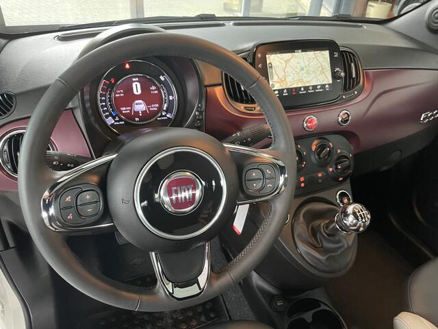 Fiat 500 1.0 Hybrid Star Mistlampen - Licht metalen velgen 16inch - parkeersensoren achter - Lederen stuurwiel - panoramadak - Cruise control - radio - navigatie - Airco - Bluetooth