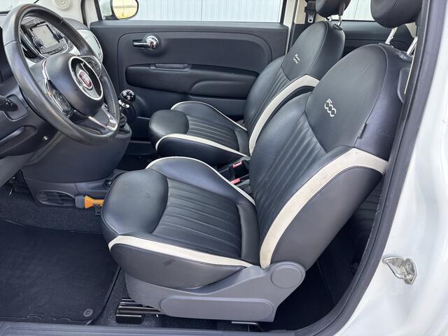 Fiat 500 0.9 TwinAir Turbo Lounge [ panodak,leer,Fm navi,airco,lmv ]