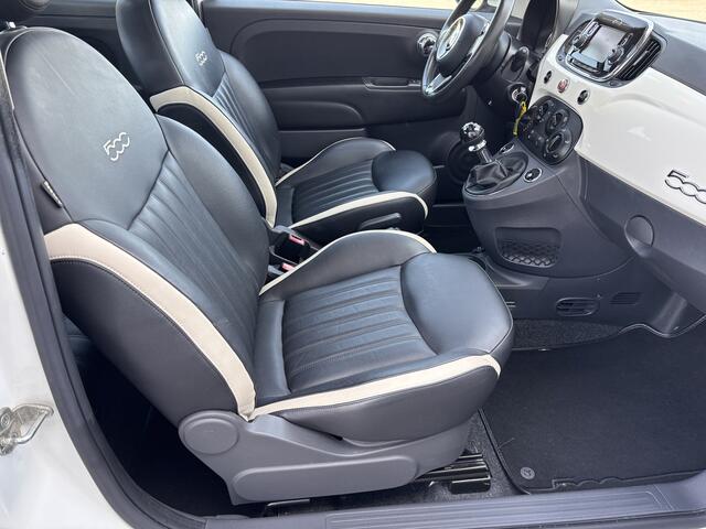 Fiat 500 0.9 TwinAir Turbo Lounge [ panodak,leer,Fm navi,airco,lmv ]