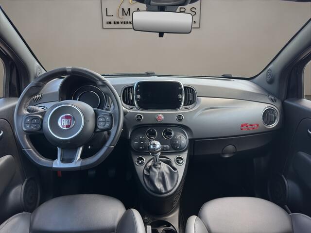 Fiat 500 1.2 Sport 2017 ZWART | Leder | Climate Control | Benzine